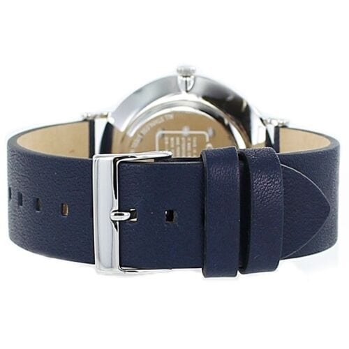 Coach Charles Grey Dial Black Leather Strap Watch for Men - 14602150