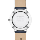 Coach Charles Grey Dial Black Leather Strap Watch for Men - 14602150