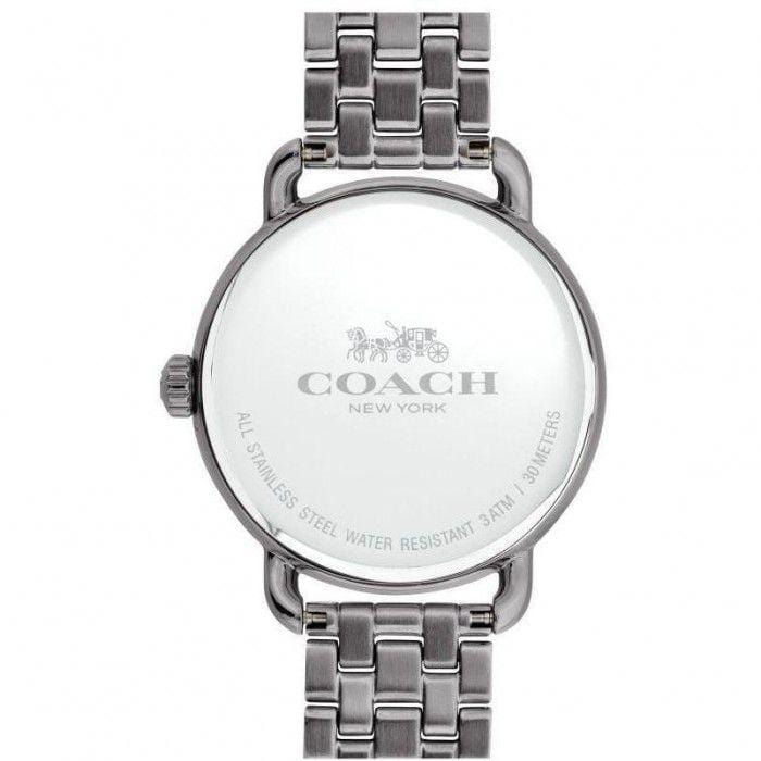Coach Delancey Black Dial Black Steel Strap Watch For Women - 14502812