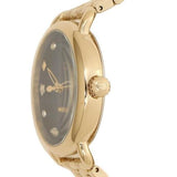Coach Delancey Black Dial Gold Steel Strap Watch for Women - 14502813