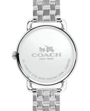 Coach Delancey Classic White Dial Silver Steel Strap Watch for Women - 14502260
