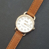Coach Delancey Cream Dial Brown Leather Strap Watch For Women - 14502751