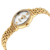 Coach Delancey Mother of Pearl Dial Gold Steel Strap Watch for Women - 14502478