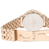 Coach Delancey White Dial Rose Gold Steel Strap Watch for Women - 14502811
