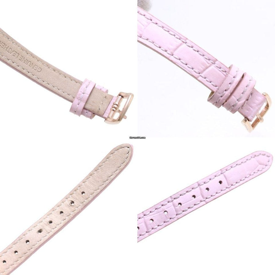 Coach Hayley Mother of Pearl Pink Dial Pink Leather Strap Watch for Women - 14503537