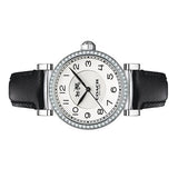 Coach Madison White Dial Black Leather Strap Watch for Women - 14502399