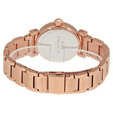 Coach Madison White Dial Rose Gold Steel Strap Watch for Women - 14502398