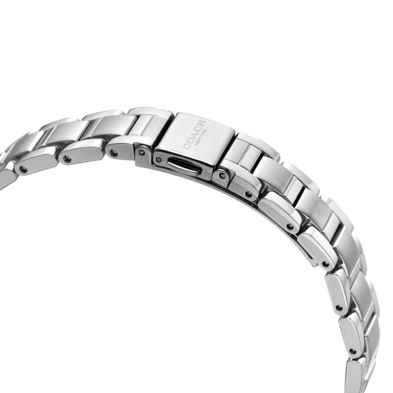 Coach Park Mother of Pearl Blue Dial Silver Steel Strap Watch for Women - 14503224