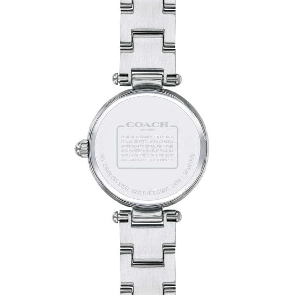 Coach Park Mother of Pearl Blue Dial Silver Steel Strap Watch for Women - 14503224