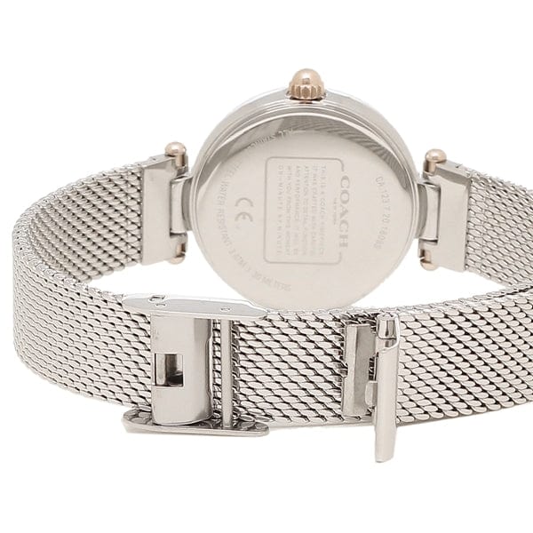 Coach Park Mother of Pearl Dial Silver Mesh Bracelet Watch for Women - 14503510