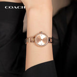 Coach Park Signature Rose Gold Dial Rose Gold Steel Strap Watch for Women - 14503172