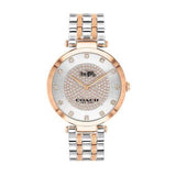 Coach Park Silver Dial Two Tone Steel Strap Watch for Women - 14503642