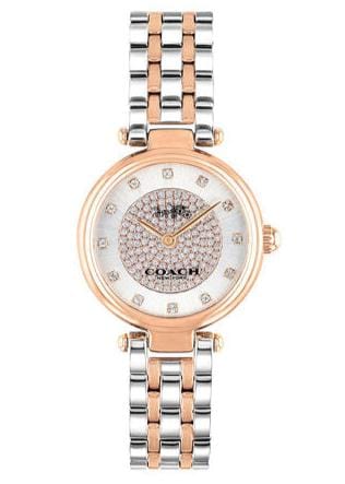 Coach Park Silver Dial Two Tone Steel Strap Watch for Women - 14503642