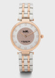 Coach Park Silver Dial Two Tone Steel Strap Watch for Women - 14503644