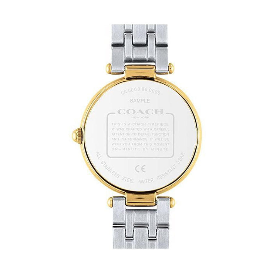 Coach Park Silver Dial Two Tone Steel Strap Watch for Women - 14503645