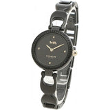 Coach Park Swarovski Crystals Black Dial Black Steel Strap Watch for Women - 14503564