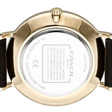 Coach Perry Black Dial Black Leather Strap Watch for Women - 14503333-C