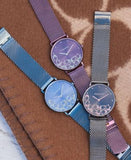 Coach Perry Purple Dial Purple Mesh Bracelet Watch for Women - 14503823