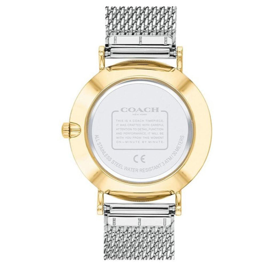 Coach Perry Silver Dial Silver Mesh Bracelet Watch for Women - 14503387