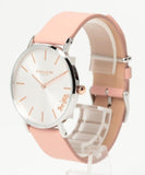 Coach Perry White Dial Pink Leather Strap Watch for Women - 14503128