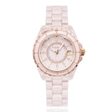 Coach Preston Pink Dial Pink Steel Strap Watch for Women - 14503463