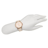 Coach Delancey White Dial White Leather Strap Watch for Women - 14502716