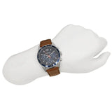 Coach Sullivan Sport Blue Dial Brown Leather Strap Watch for Men - 14606038