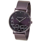 Coach Perry Purple Dial Purple Mesh Bracelet Watch for Women - 14503823