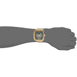 Guess Phoenix Multi Function Green Dial Gold Steel Strap Watch for Men - GW0456G3