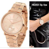 Michael Kors Jaryn Quartz Rose Gold Dial Rose Gold Steel Strap Watch For Women - MK3501