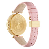 Versace Palazzo Empire Pink Dial Pink Leather Strap Watch for Women - VCO030017