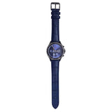 Tommy Hilfiger Ari Quartz Diamonds Blue Dial Blue Leather Strap Watch for Women - 1781979