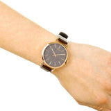 Calvin Klein Even Grey Dial Brown Leather Strap Watch for Women - K7B236G3