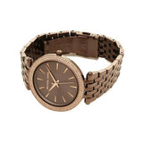 Michael Kors Darci Quartz Brown Dial Brown Steel Strap Watch For Women - MK3416