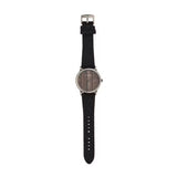 Emporio Armani Luigi Analog Brown Dial Black Leather Strap Watch For Men - AR11156