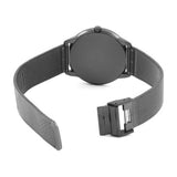 Calvin Klein Minimal Grey Dial Grey Mesh Bracelet Watch for Men - K3M517P4