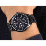 Tommy Hilfiger Gavin Chronograph Blue Dial Blue Mesh Bracelet Watch for Men - 1791471