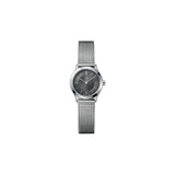 Calvin Klein Minimal Grey Dial Silver Mesh Bracelet Watch for Women - K3M23124