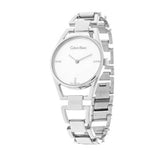 Calvin Klein Dainty Diamonds Silver Dial Sliver Steel Strap Watch for Women - K7L2314T