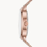 Michael Kors Portia Rose Gold Dial Rose Gold Mesh Bracelet Watch for Women - MK3845