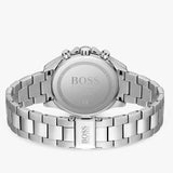 Hugo Boss Novia Chronograph Silver Dial Silver Steel Strap Watch for Women - 1502616