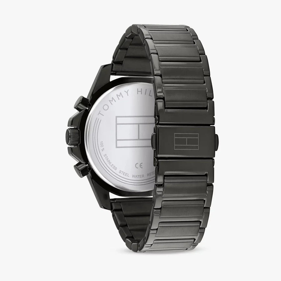 Tommy Hilfiger Mason Grey Dial Grey Steel Strap Watch for Men - 1791790