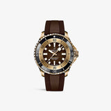 Breitling Superocean Automatic 44 Brown Dial Brown Rubber Strap Watch for Men - N17376201Q1S1