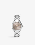 Tag Heuer Link Quartz Brown Dial Silver Steel Strap Watch for Women - WBC131E.BA0649