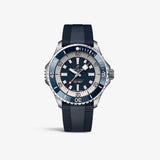 Breitling Superocean Automatic 46 Blue Dial Blue Rubber Strap Watch for Men - A17378E71C1S1