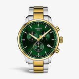 Tissot T Sport Chrono XL Classic Green Dial Two Tone Steel Strap Watch for Men - T116.617.22.091.00