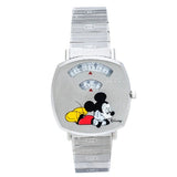 Gucci Grip Disney Mickey Mouse Silver Dial Silver Steel Strap Watch For Women - YA157418