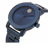 Movado Bold Blue Dial Blue Steel Strap Watch For Women - 3600388