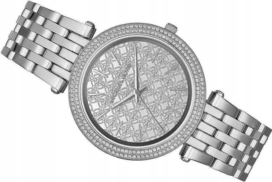 Michael Kors Darci Silver Dial Silver Steel Strap Watch for Women - MK3404