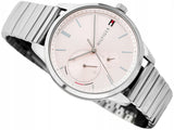 Tommy Hilfiger Brooke Pink Dial Silver Steel Strap Watch for Women - 1782020